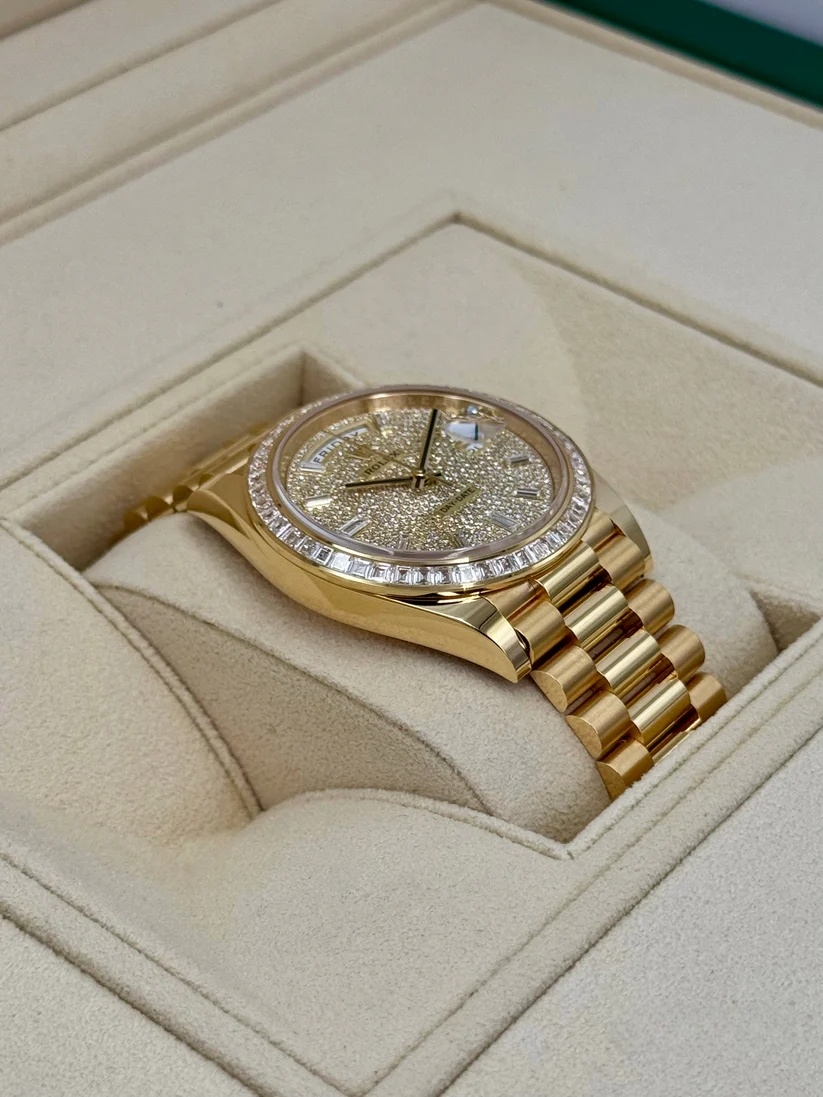 Rolex Day-Date 40mm 228398TBR-0036 Diamond Paved Dial President Watch