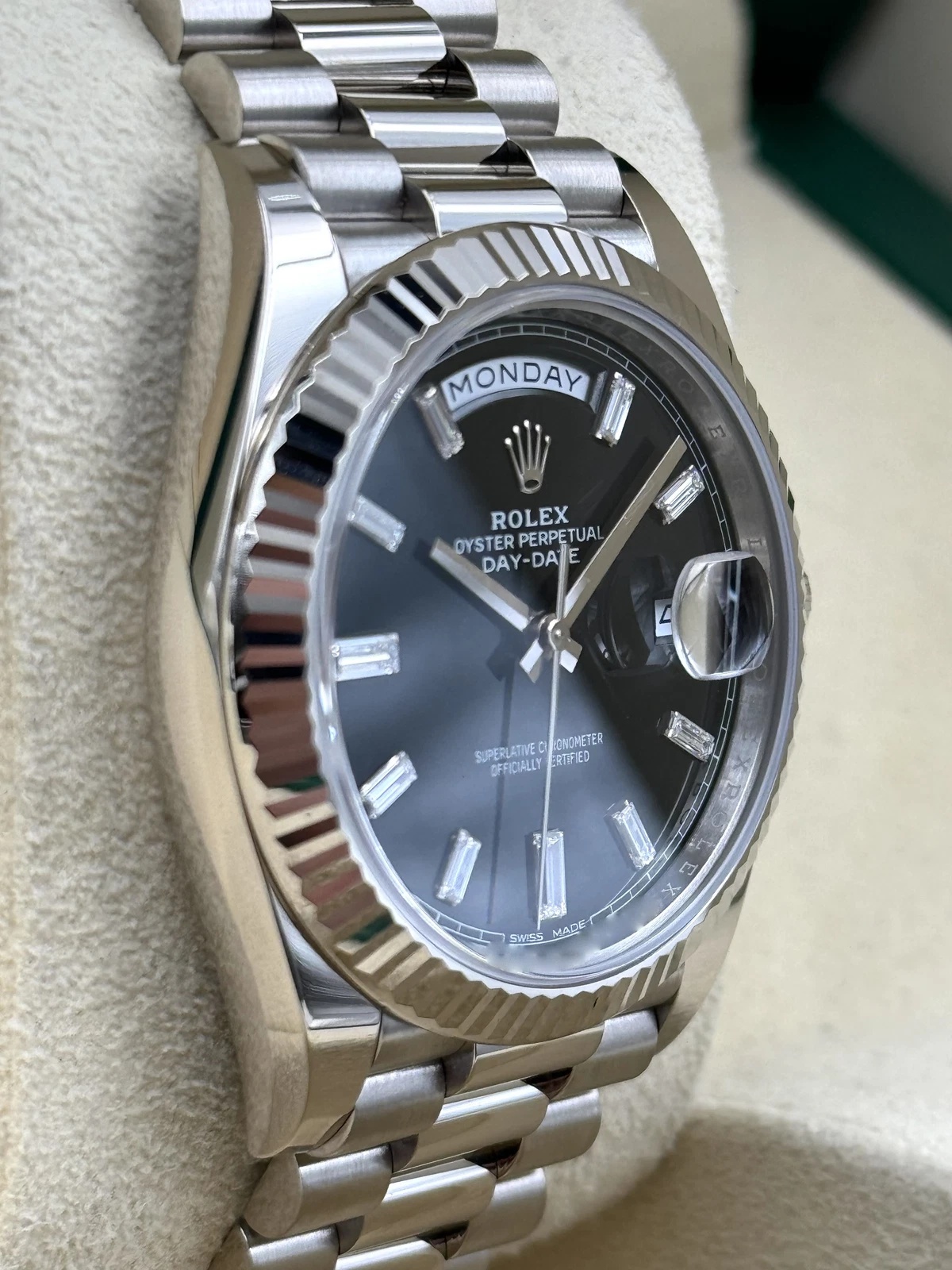 Rolex  Day-Date 40mm  Black Diamonds Dial 228236-0004