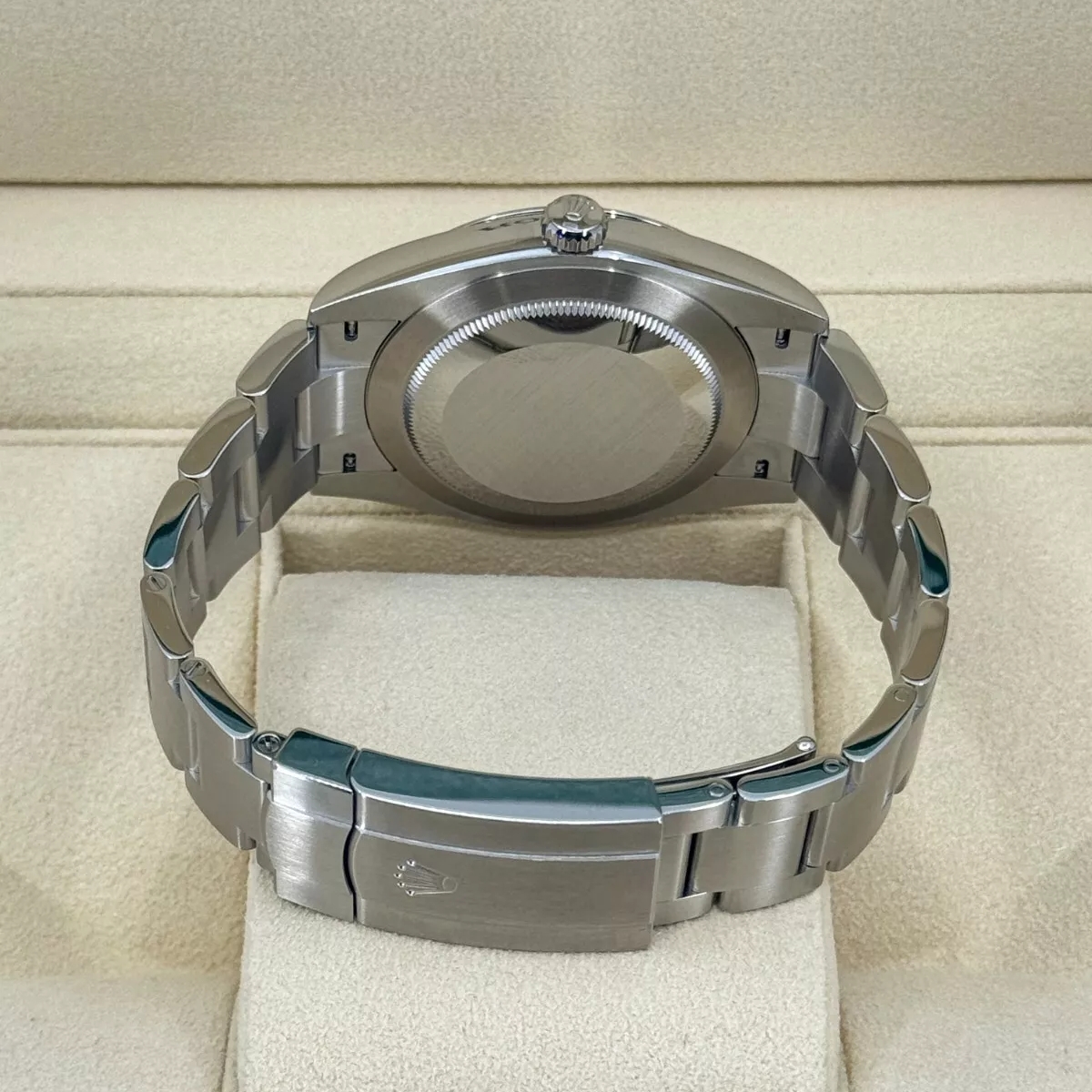 Rolex Oyster Perpetual 41mm 124300-0003 Oyster Perpetual Stainless Steel Blue Index Dial Watch