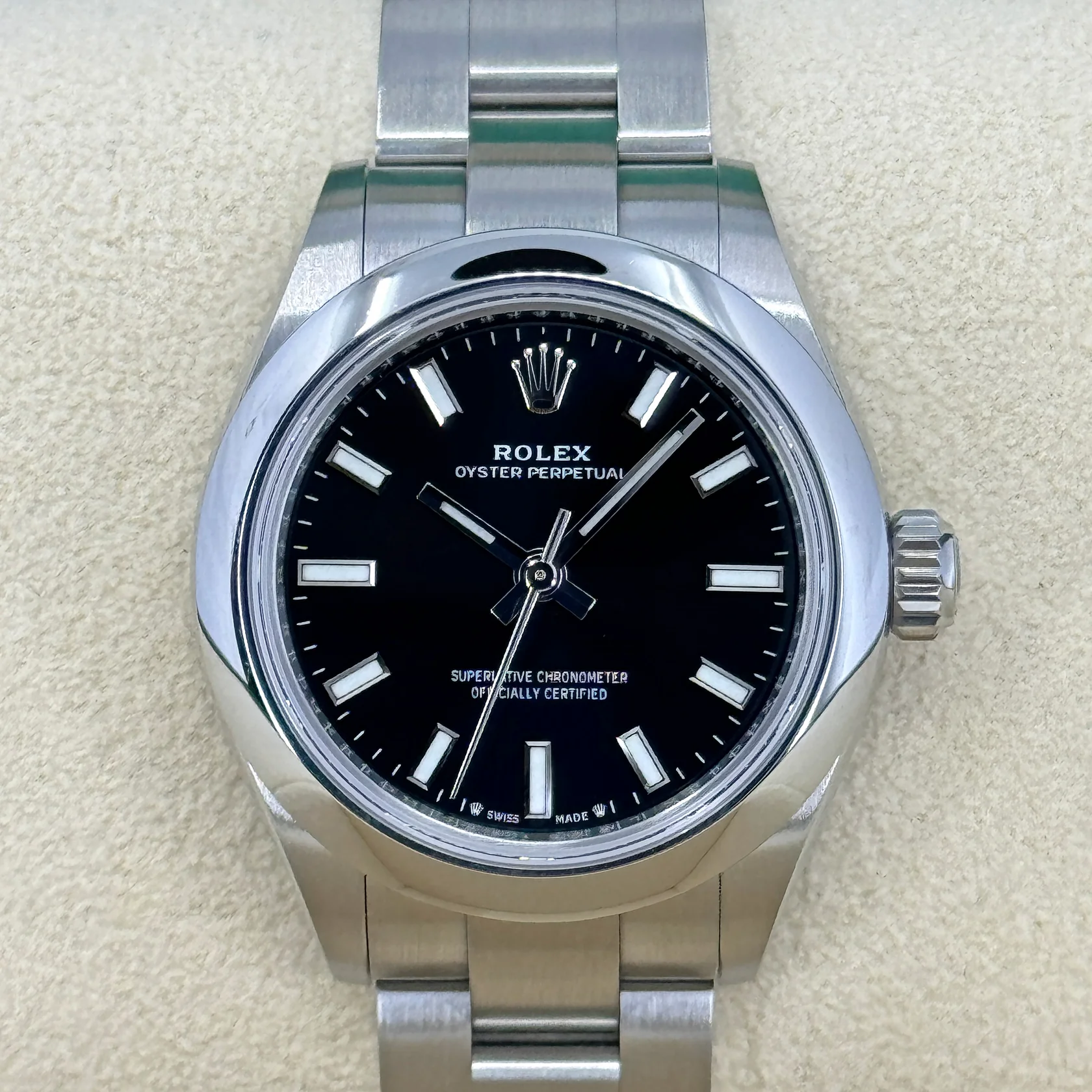 Rolex Oyster Perpetual 31mm 277200-0016 Black Dial Oyster Bracelet Watch