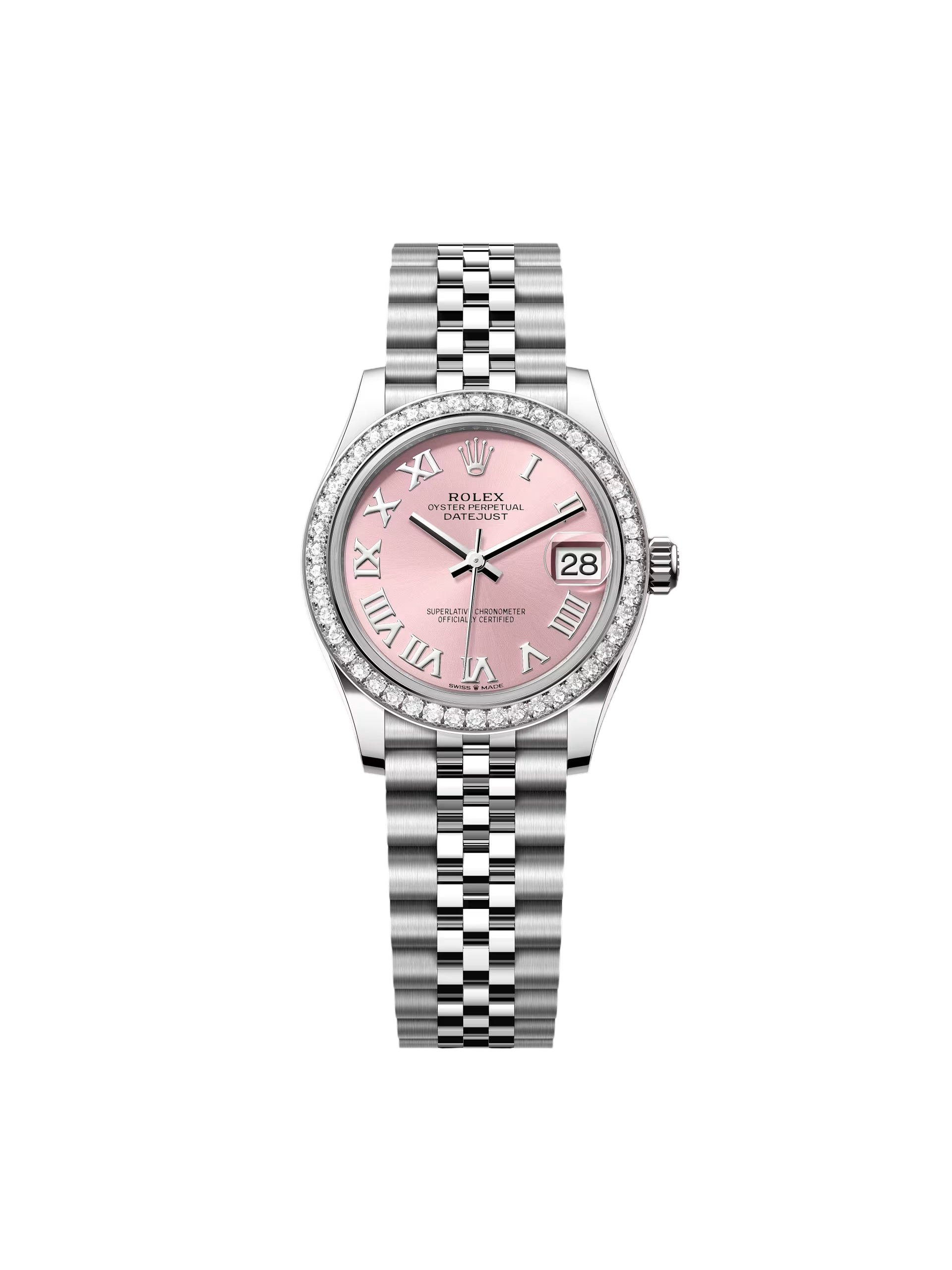 Rolex Datejust m278384RBR Pink 31mm Dial