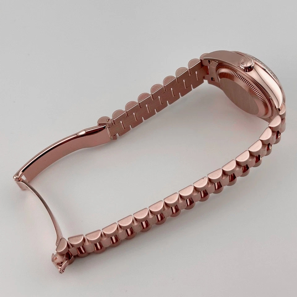 Rolex Lady-Datejust 28mm 279175 Green Diamond-Set Dial President Everose Gold