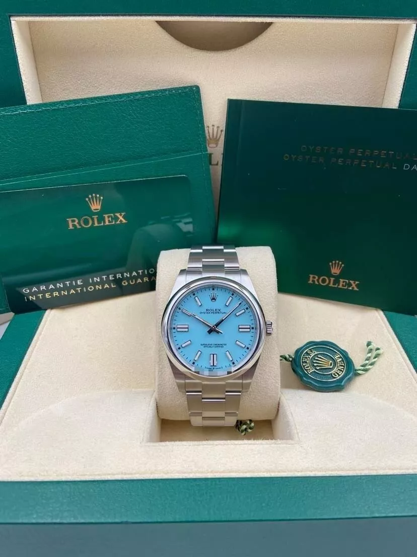 Rolex Oyster Perpetual 36mm 126000-0006 Tiffany Blue Turquoise Dial