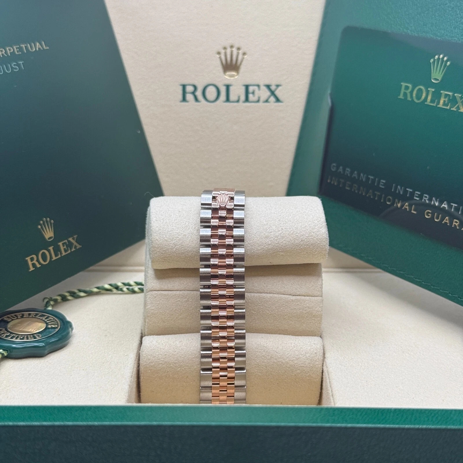 Rolex Lady-Datejust 28mm 279171 Aubergine Diamond Oyster Stainless Steel and Rose Gold