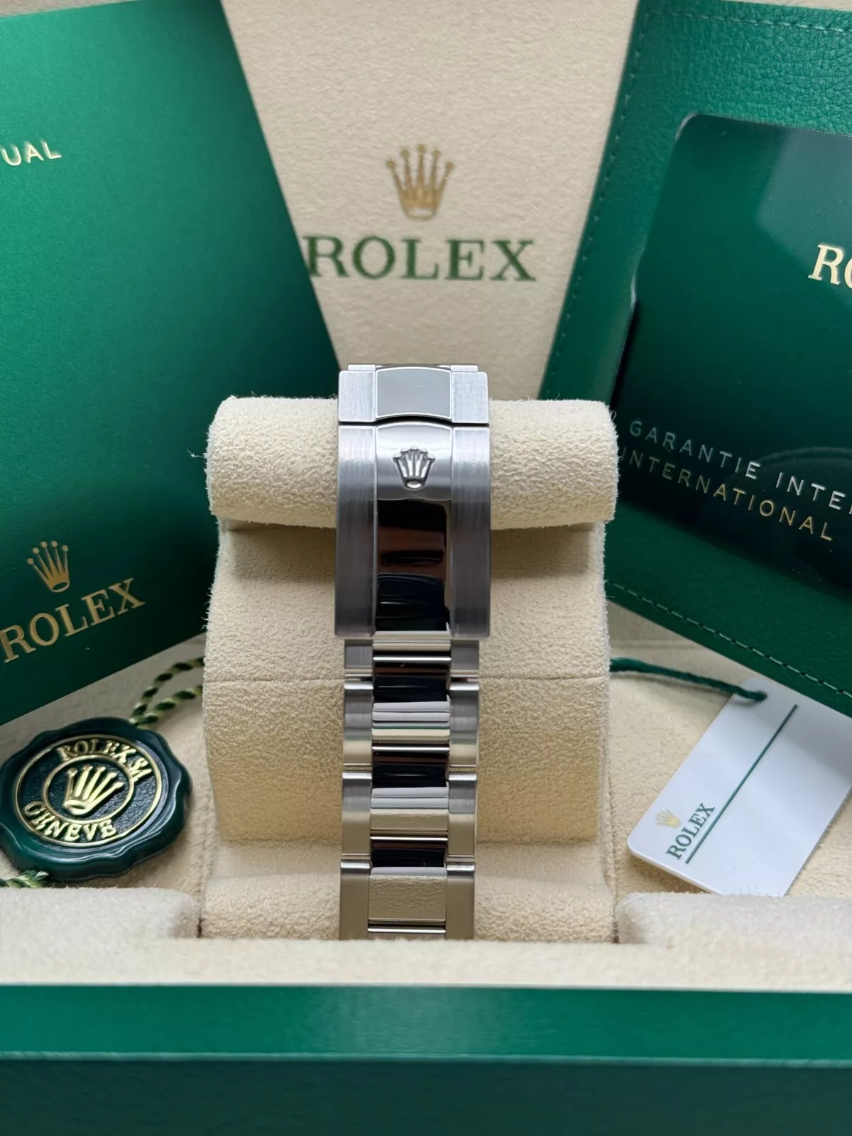 Rolex  Datejust 41mm 126334 White Roman Oyster Stainless Steel Mens Watch