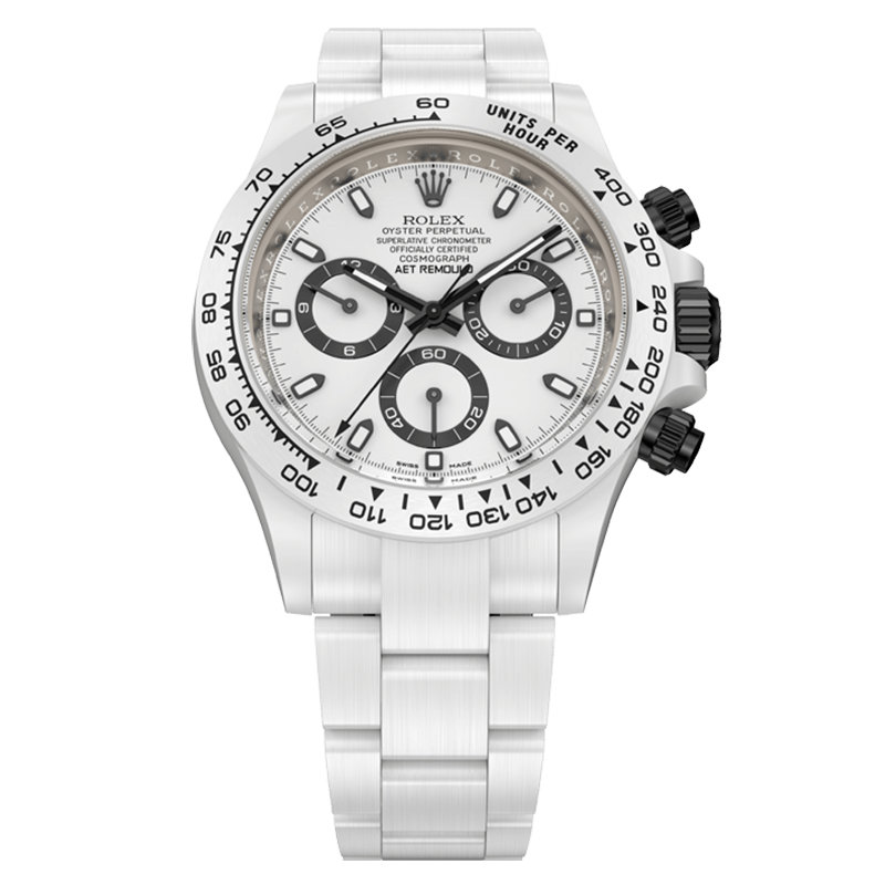 This product is out of stock. If you need to purchase it, please contact us to customize it.Rolex Daytona WHITE CLASSIC (FULL-CERAMIC STRAP)