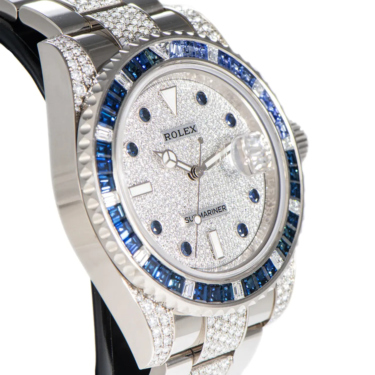 Rolex Submariner Date 40mm 116659SABR Blue Sapphire and Diamond Bezel Diamond Dial