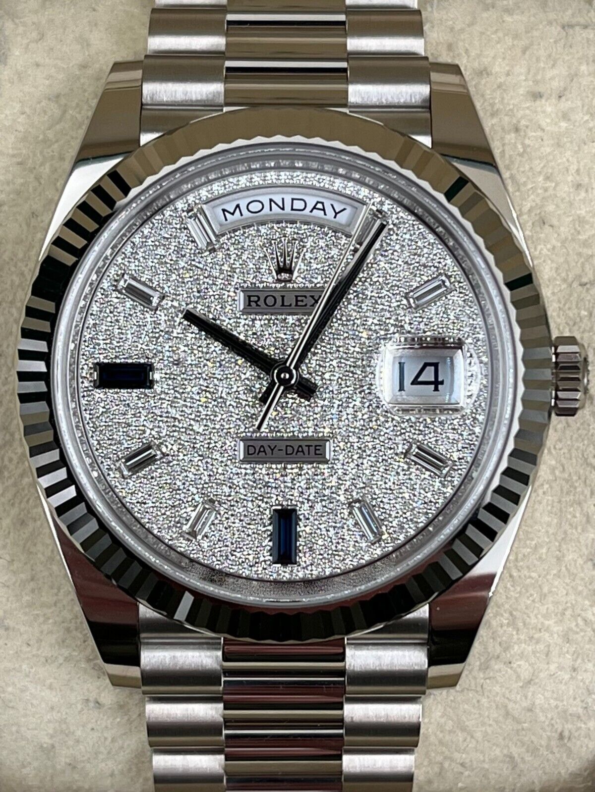 Rolex  Day-Date 228236-0009 Diamonds & Sapphires Dial