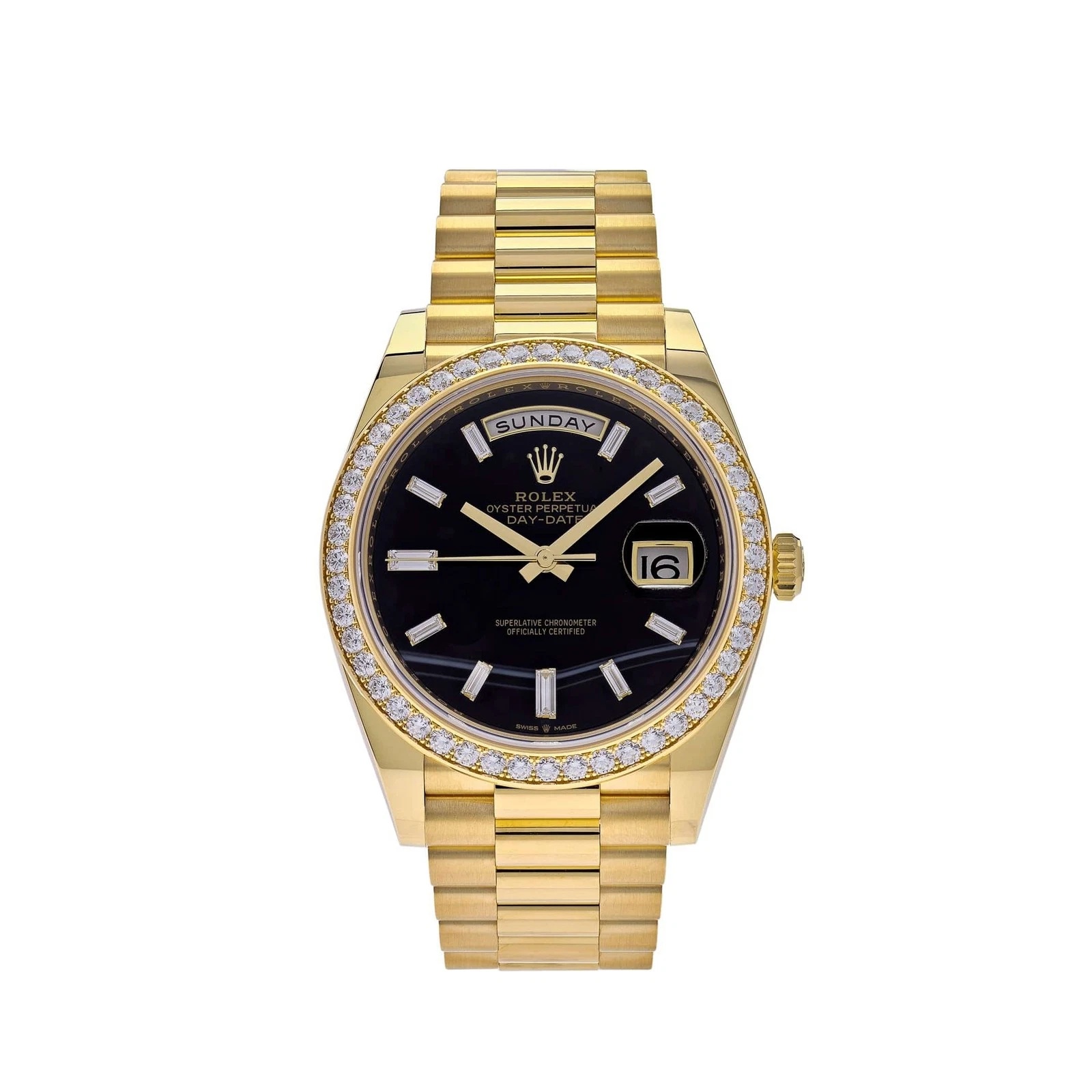 Rolex Day-Date 40mm Black Onyx Dial 228348RBR-0039