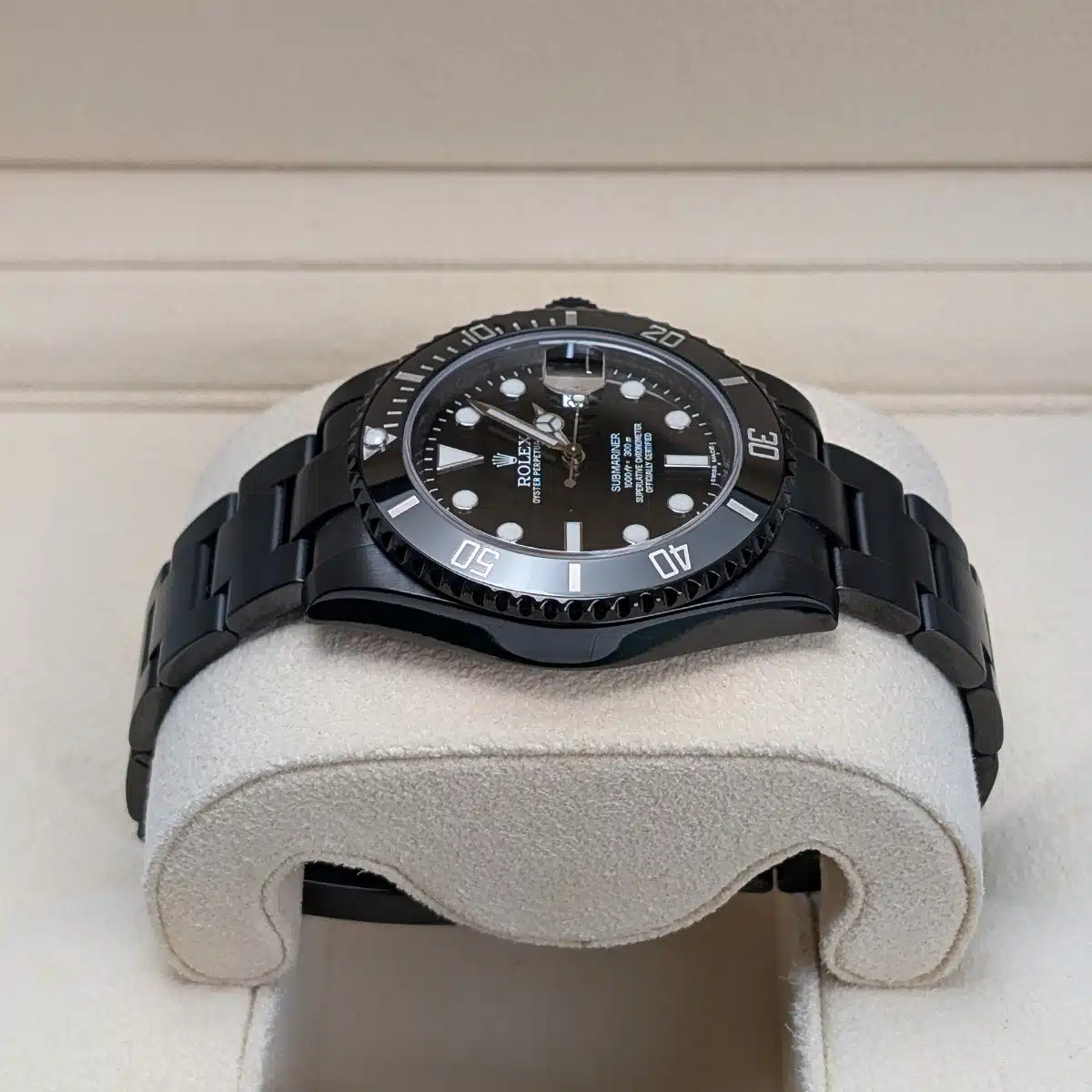 Rolex Submariner  40mm 116610LN Black Dial Black PVD Oyster Bracelet Watch