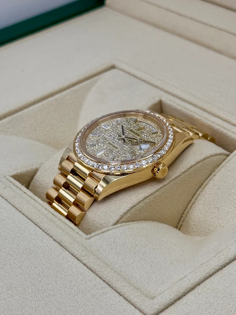Rolex Day-Date 40mm Diamond Dial Watch 228348RBR-0037