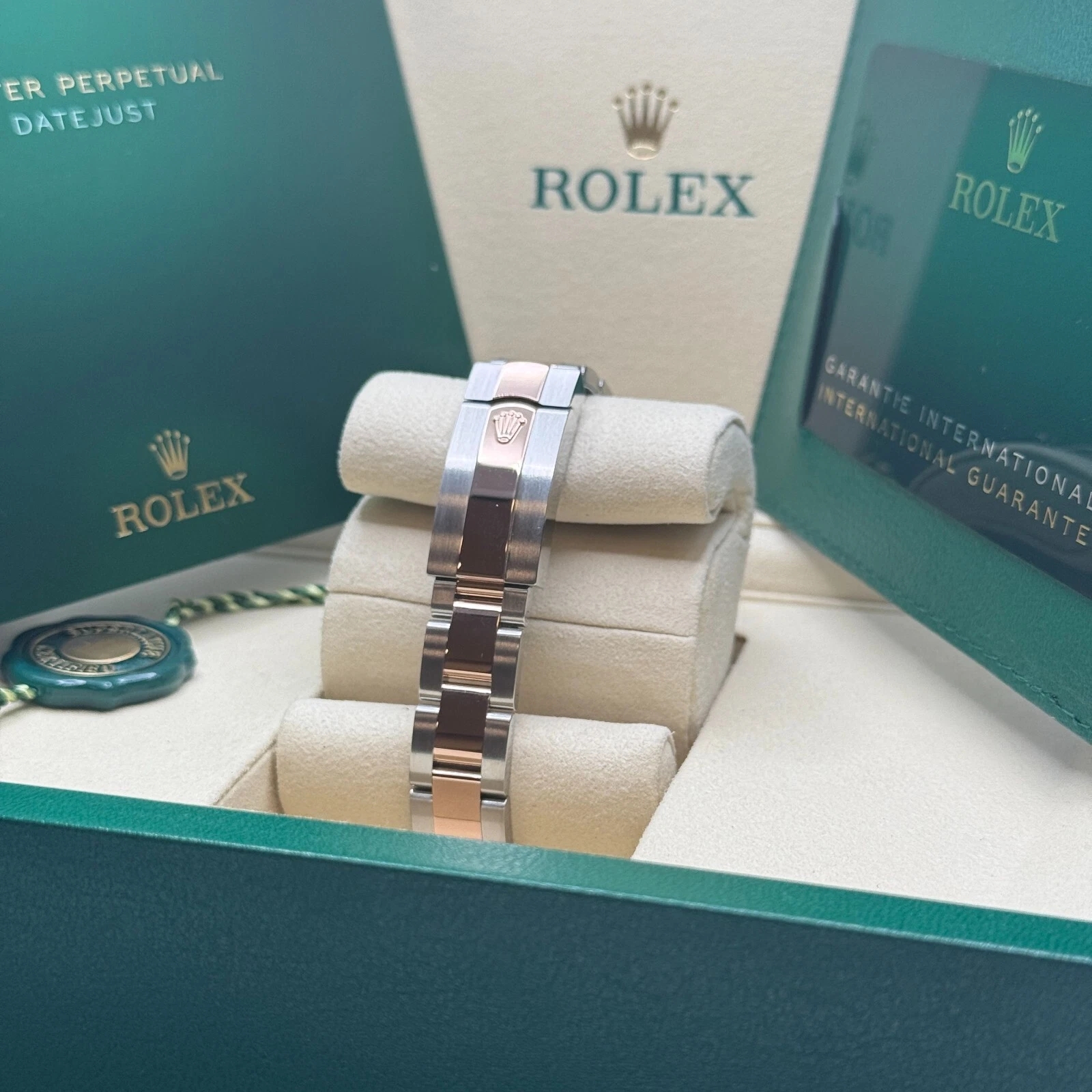 Rolex Lady-Datejust 28mm 279171 Chocolate Index Oyster Stainless Steel and Rose Gold