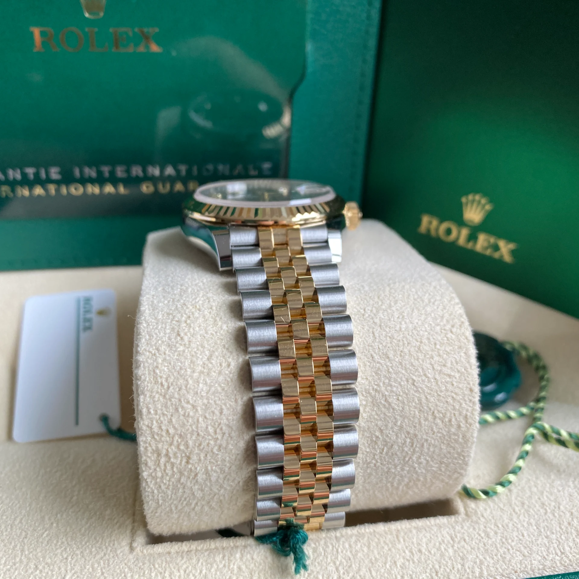 Rolex Datejust m278273-0029/0030 31mm Olive Green Dial Stainless Steel and Yellow Gold Oyster Watch