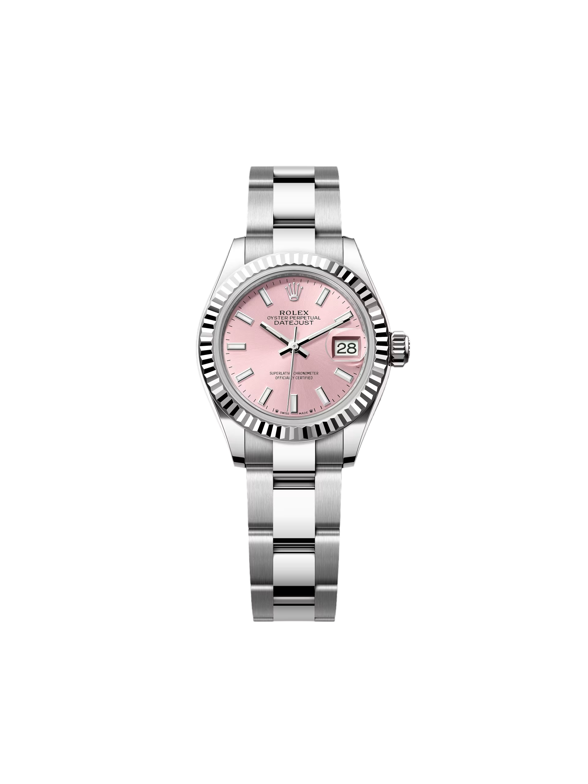 Rolex Lady-Datejust 28mm 279174 Pink Dial Oyster Bracelet