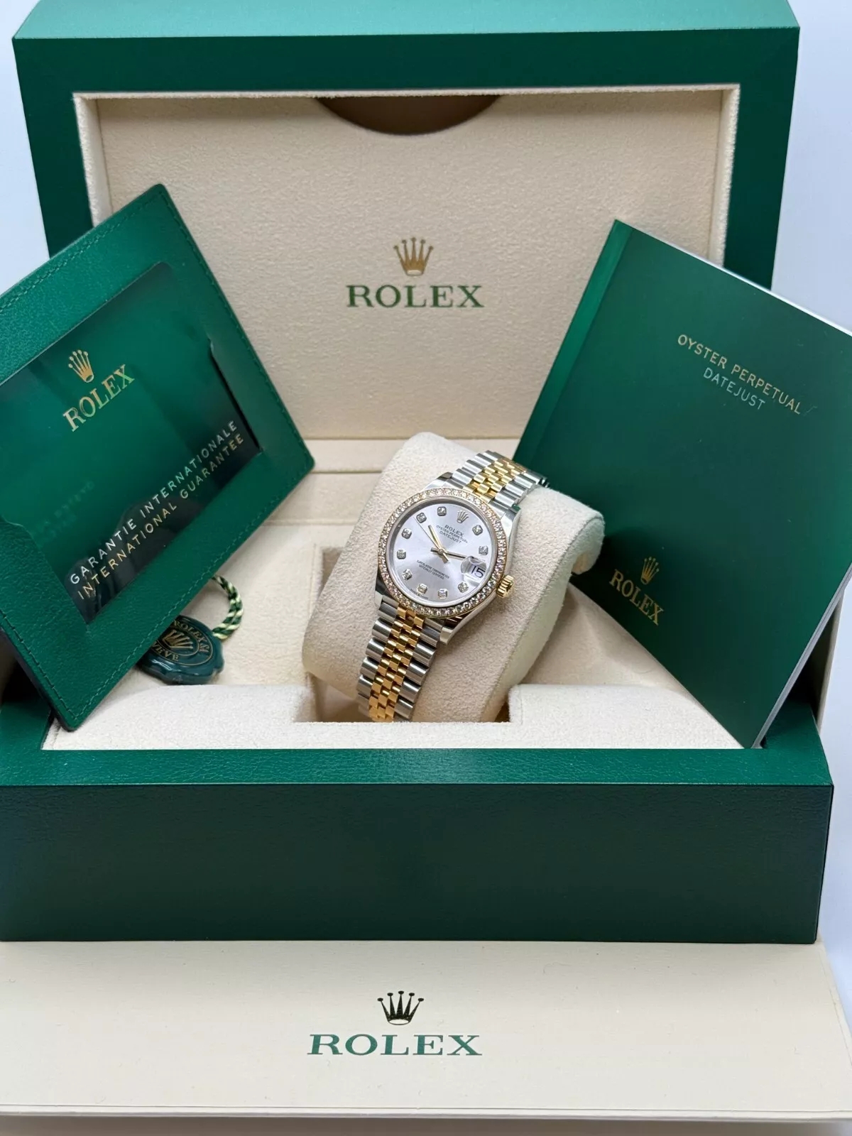 Rolex Datejust m278383RBR-0019/0020 31mm Silver Dial Oyster Bracelet