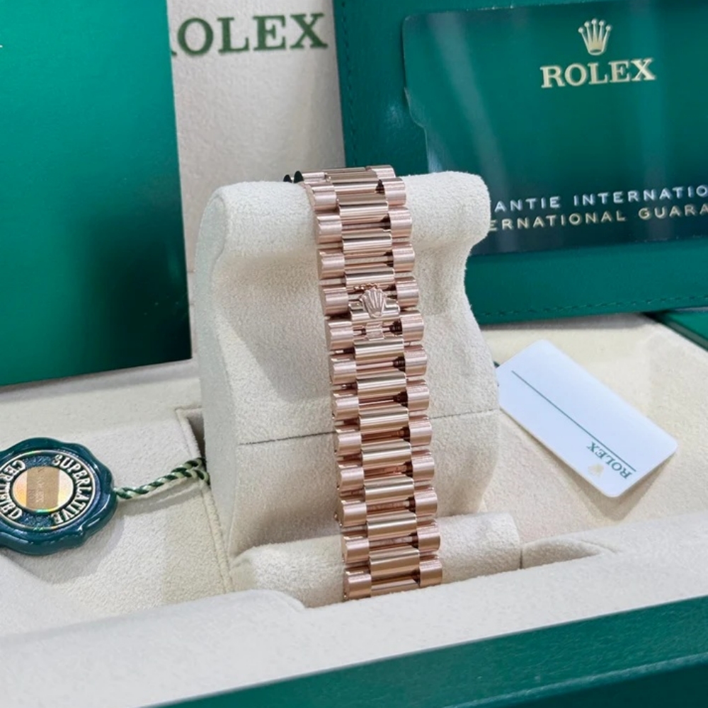 Rolex  Day-Date 40mm Slate Ombré Dial and Diamond Bezel 228345rbr-0025