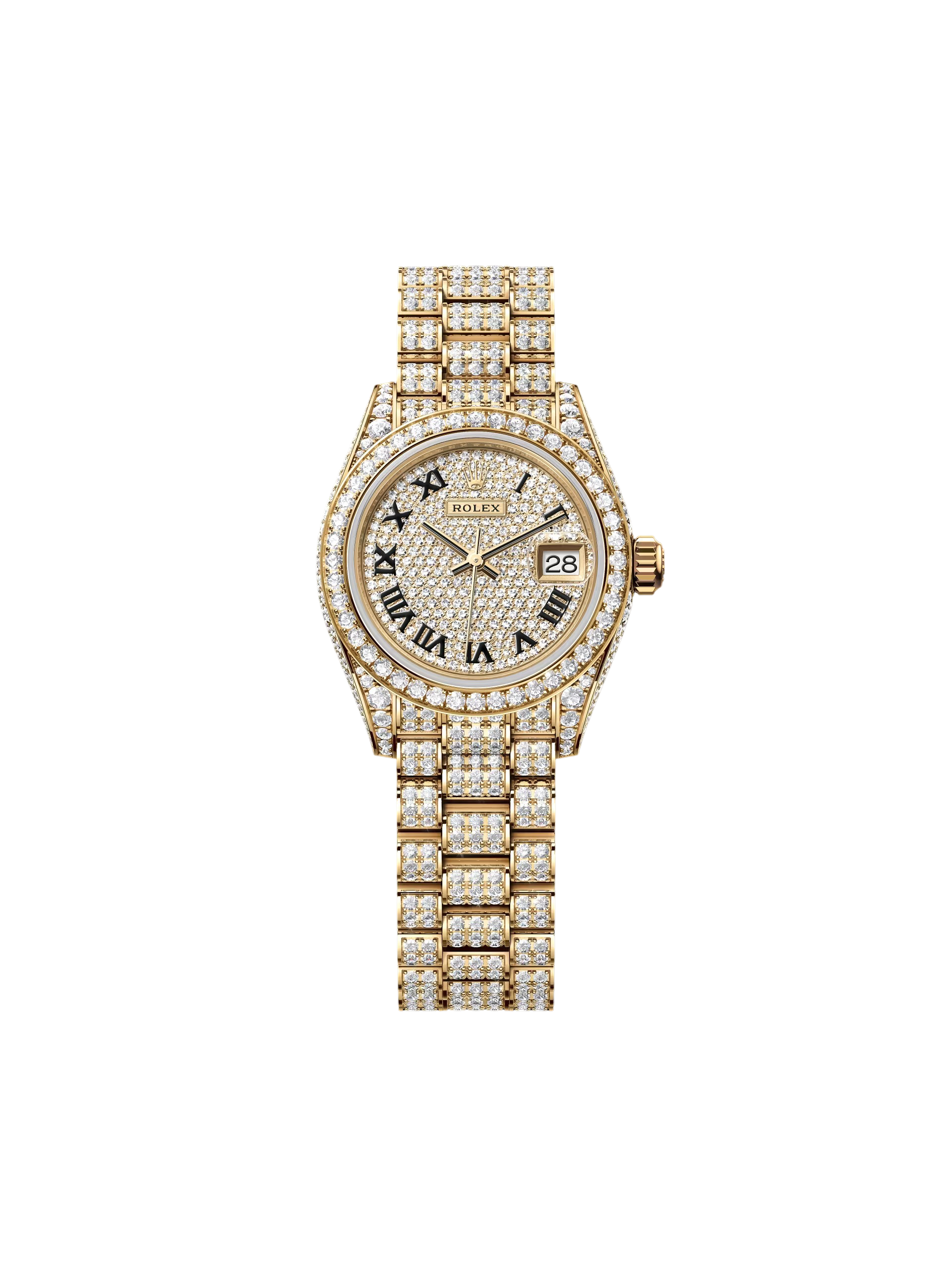 Rolex Lady-Datejust 28mm 279458RBR-0001 Lady Datejust Diamonds Dial