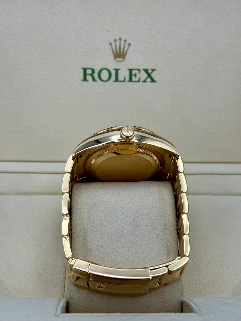Rolex  Sky-Dweller 42mm 336938-0002 Yellow Gold Black Dial Oyster