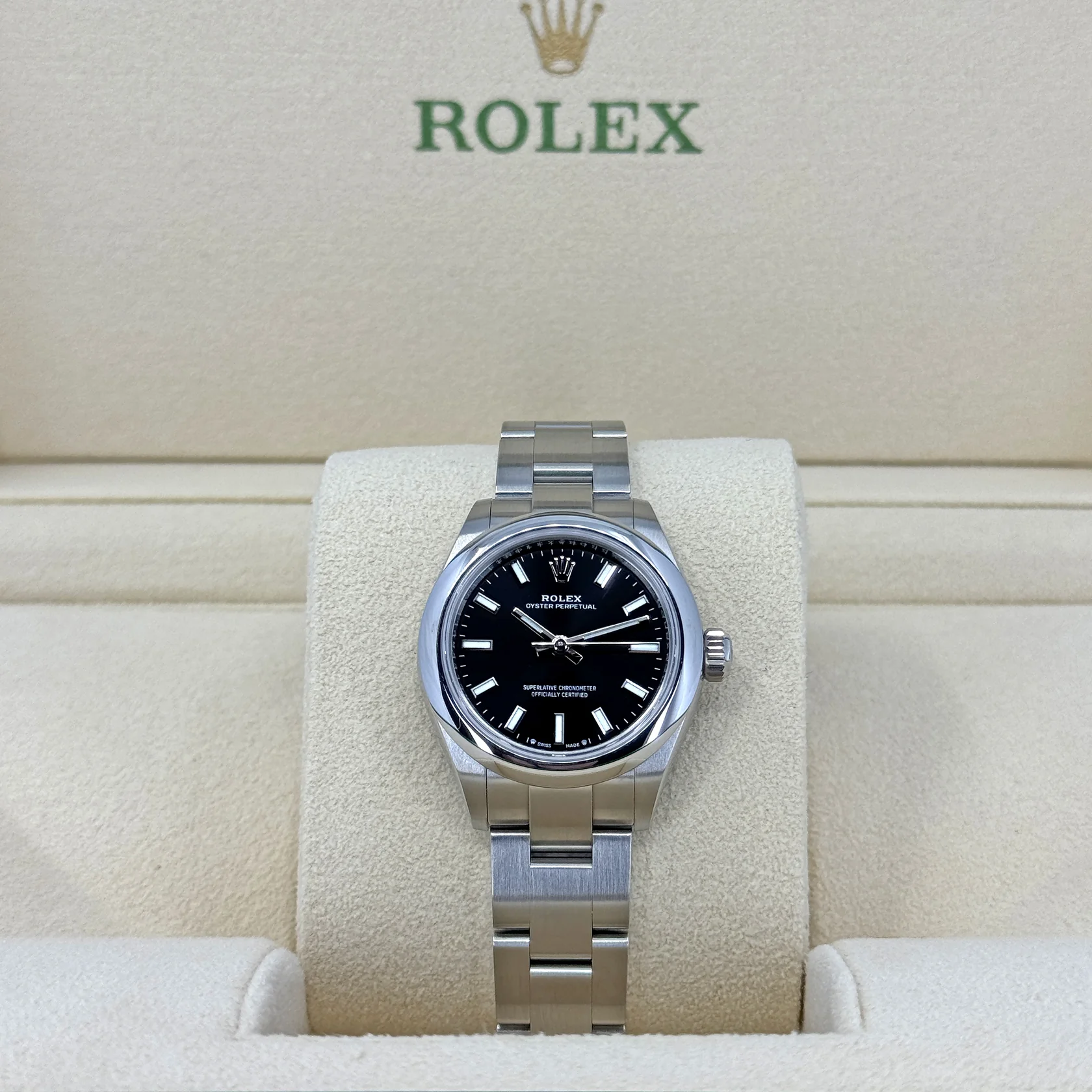 Rolex Oyster Perpetual 31mm 277200-0016 Black Dial Oyster Bracelet Watch