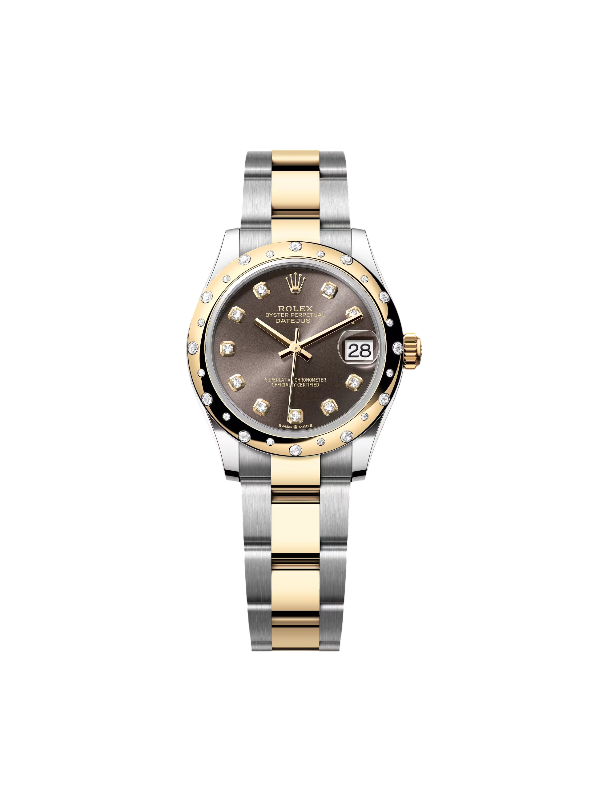 Rolex Datejust 31mm 278343RBR Dark Grey Dial Yellow Rolesor Oyster Watch