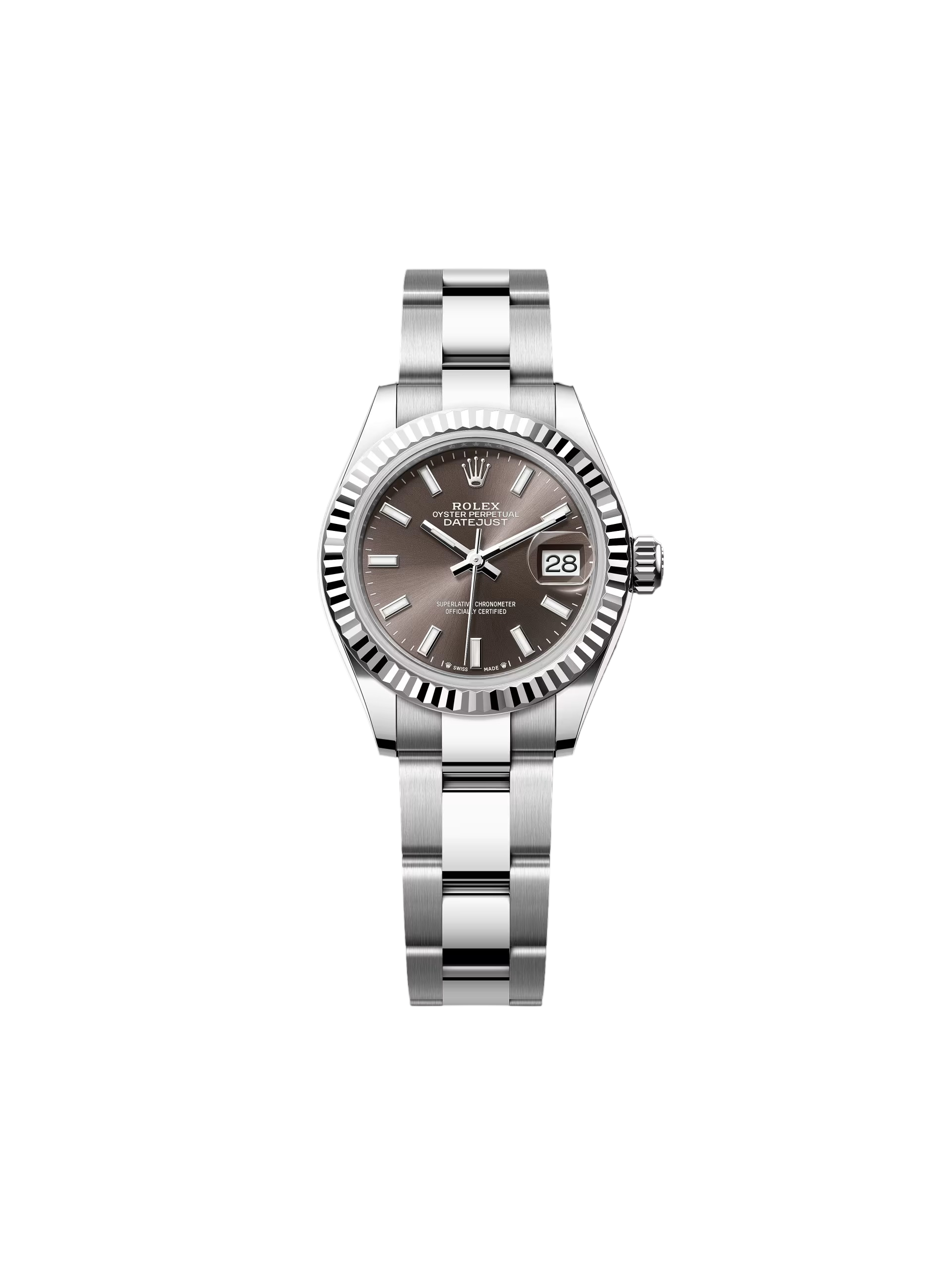 Rolex Lady-Datejust 28mm 279174 Dark Grey Dial Oyster Bracelet