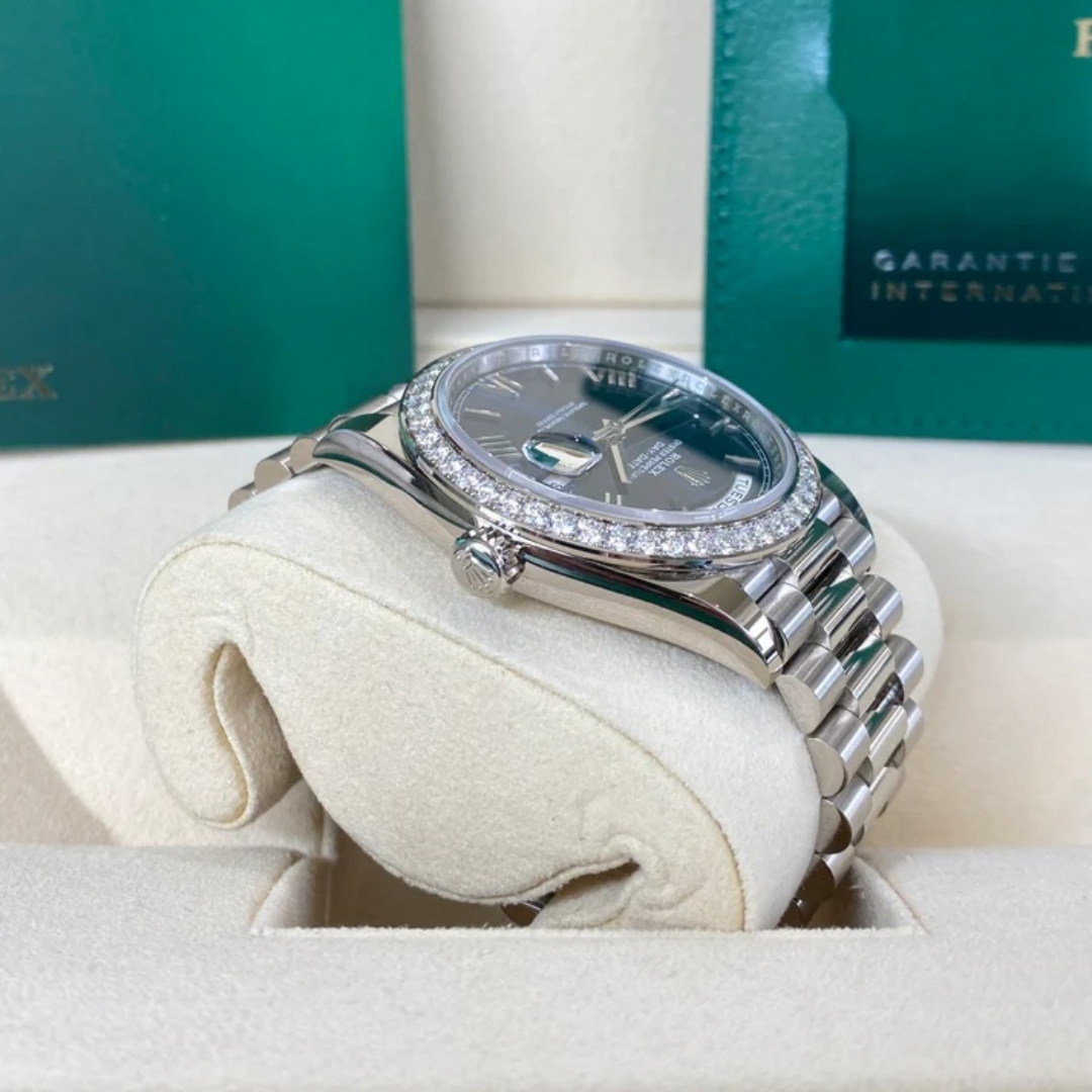 Rolex  Day-Date 40mm 228349RBR-0005 Bright Blue Dial President Bracelet