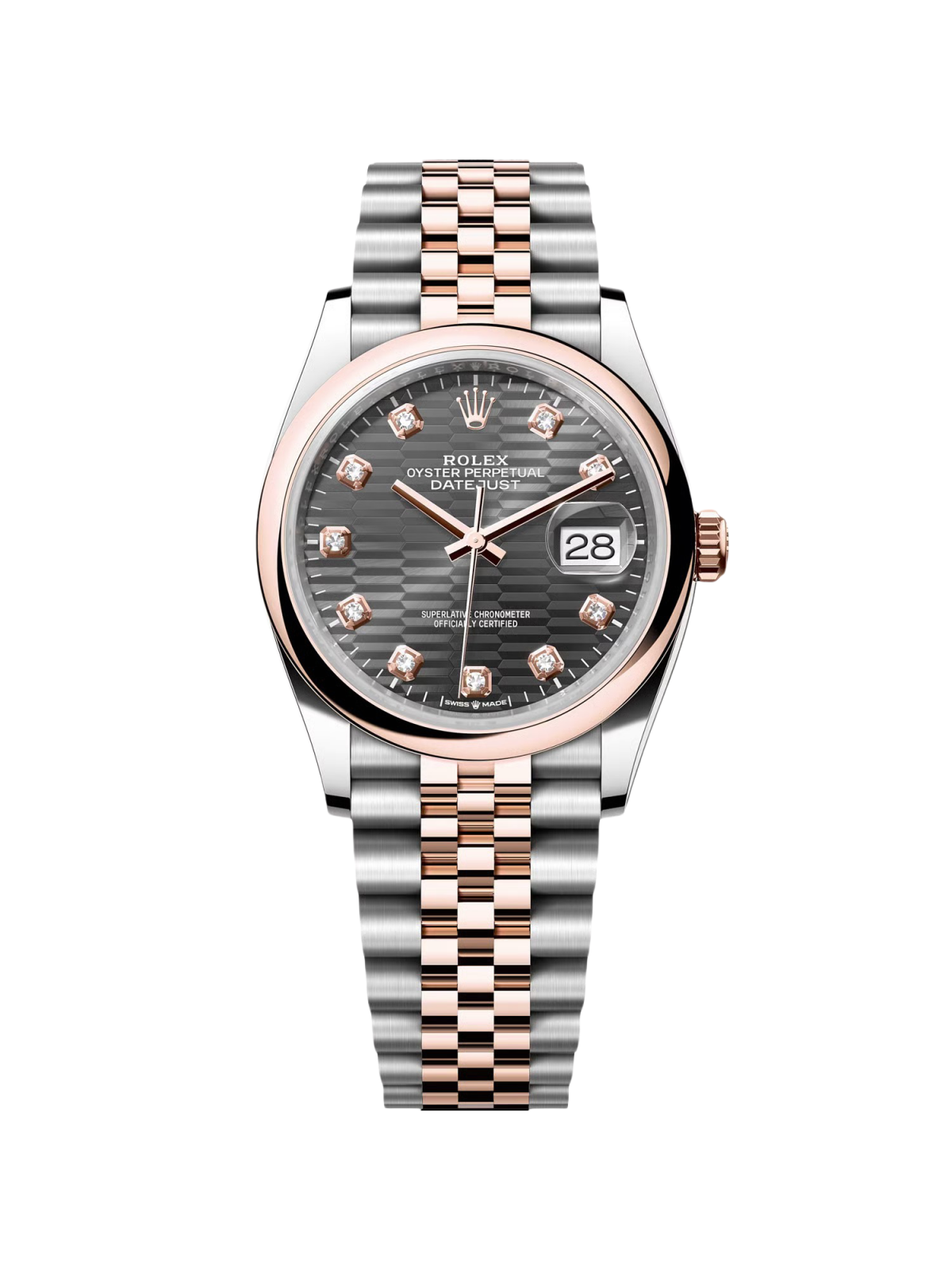 Rolex  Datejust 126201 Slate 36mm Dial Oyster Bracelet Watch