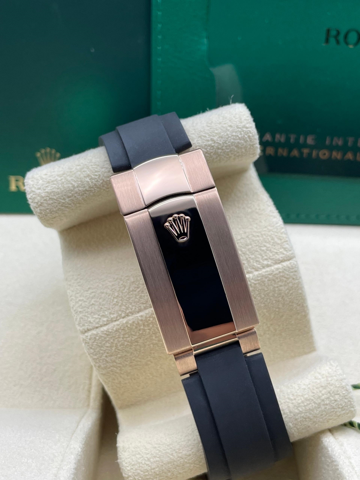 Rolex  Sky-Dweller 42mm Rose Gold Slate Dial Oysterflex - 336235