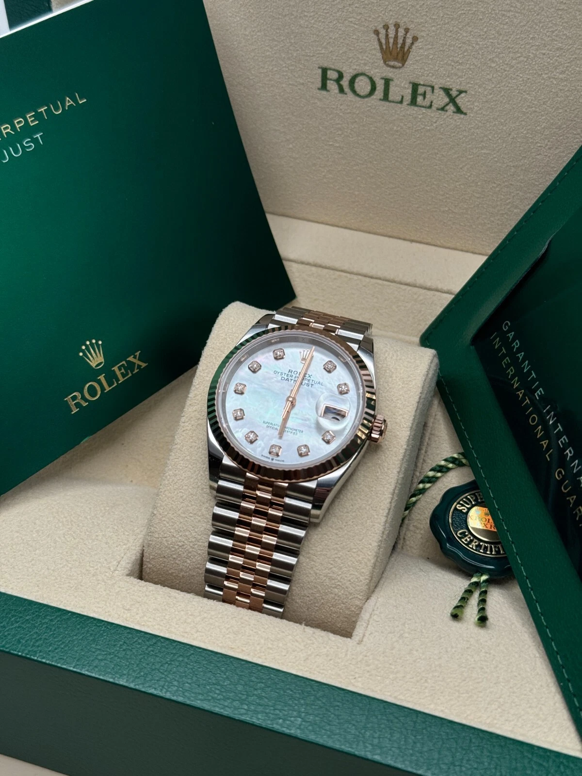 Rolex  Datejust 36mm 126231 Mother-of-Pearl Dial Jubilee Bracelet