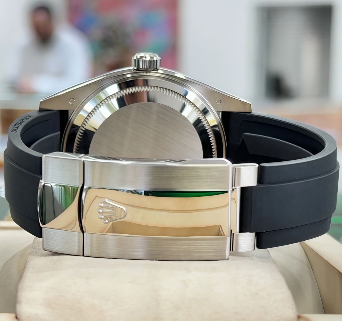 Rolex Sky-Dweller 42mm White Gold White Dial Oysterflex - 336239