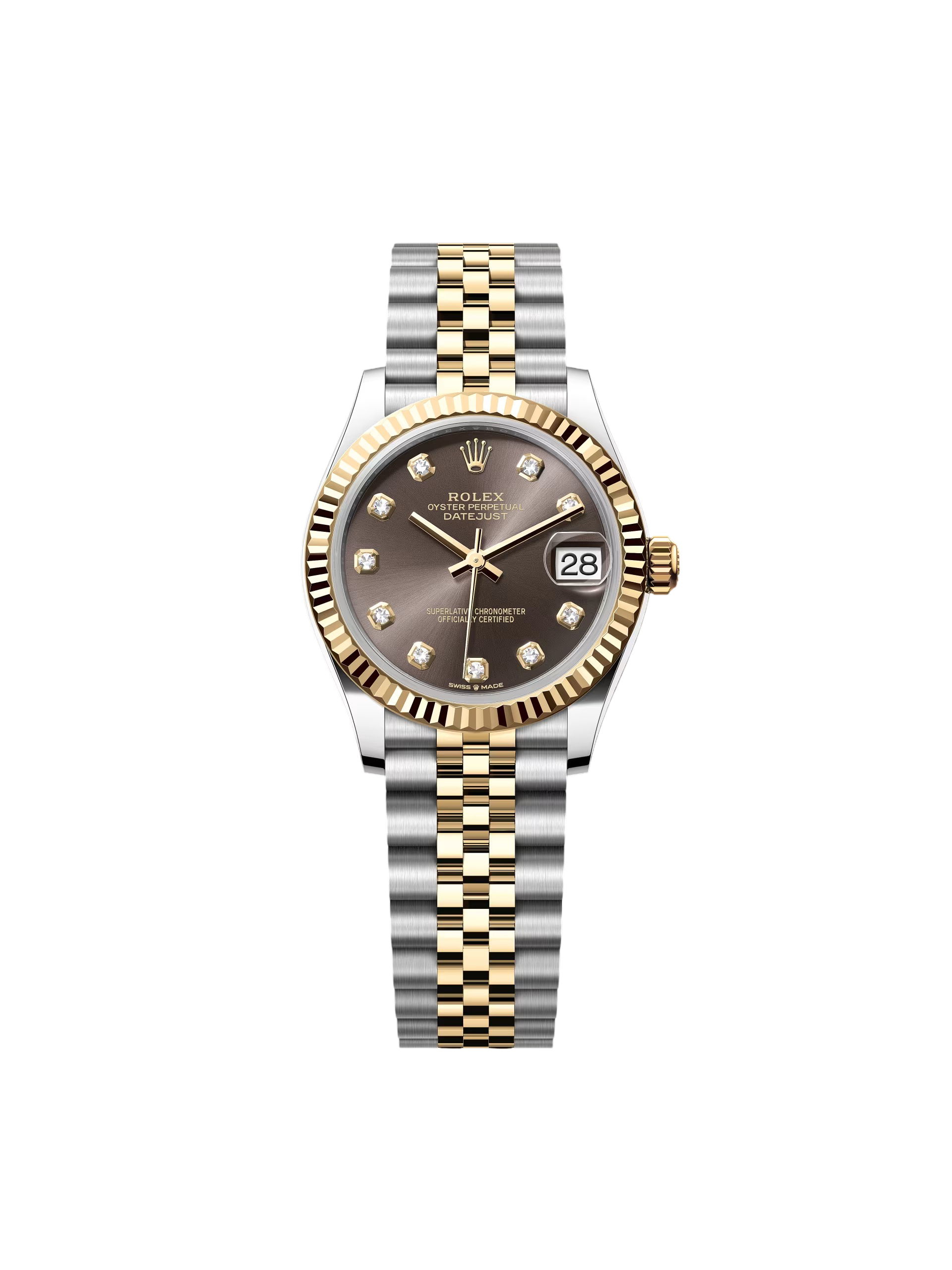 Rolex Datejust m278273-0021/0022 31mm Dark Grey Dial Stainless Steel and Yellow Gold Oyster Watch