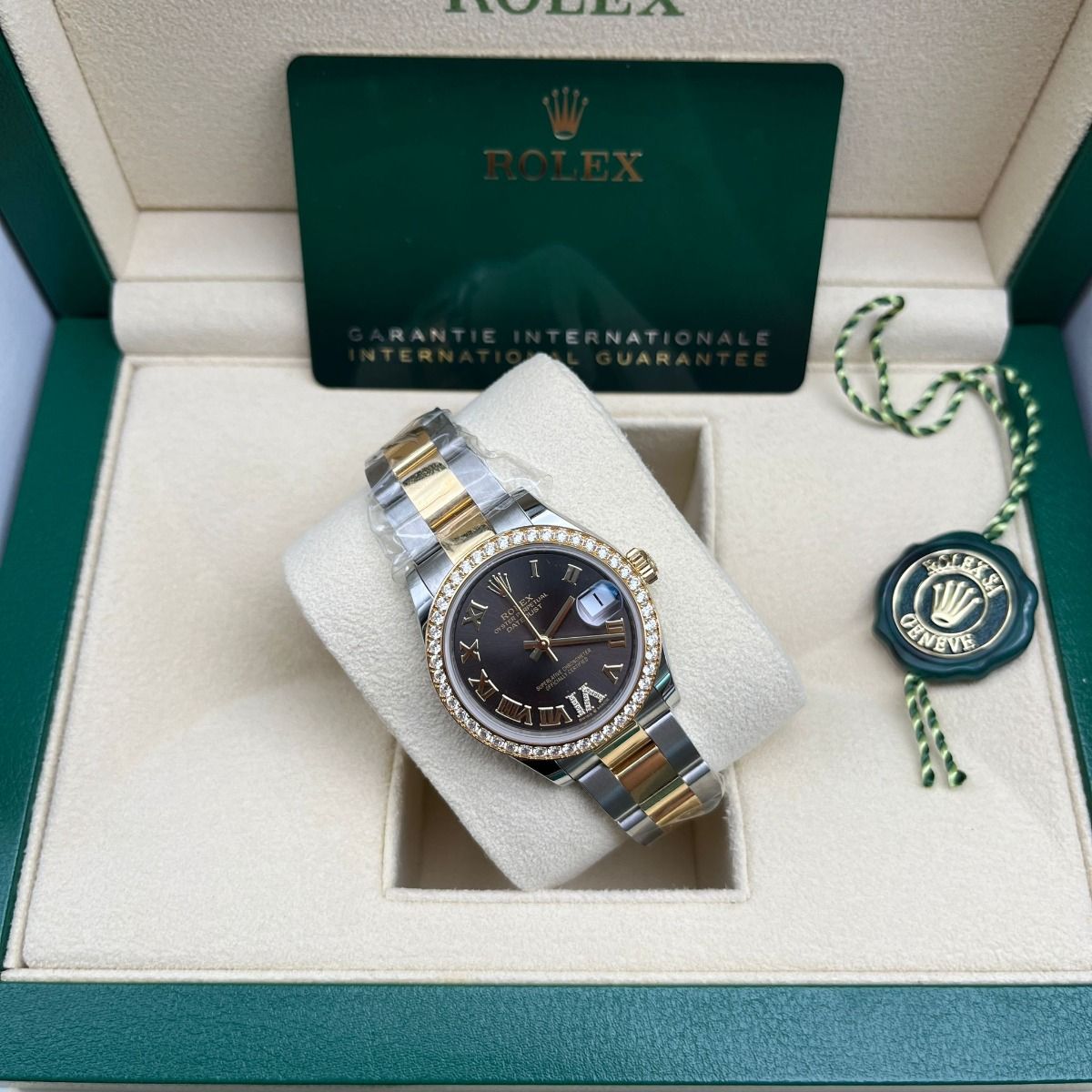 Rolex Datejust m278383RBR-0017/0018 31mm Dark Grey Dial Oyster Bracelet