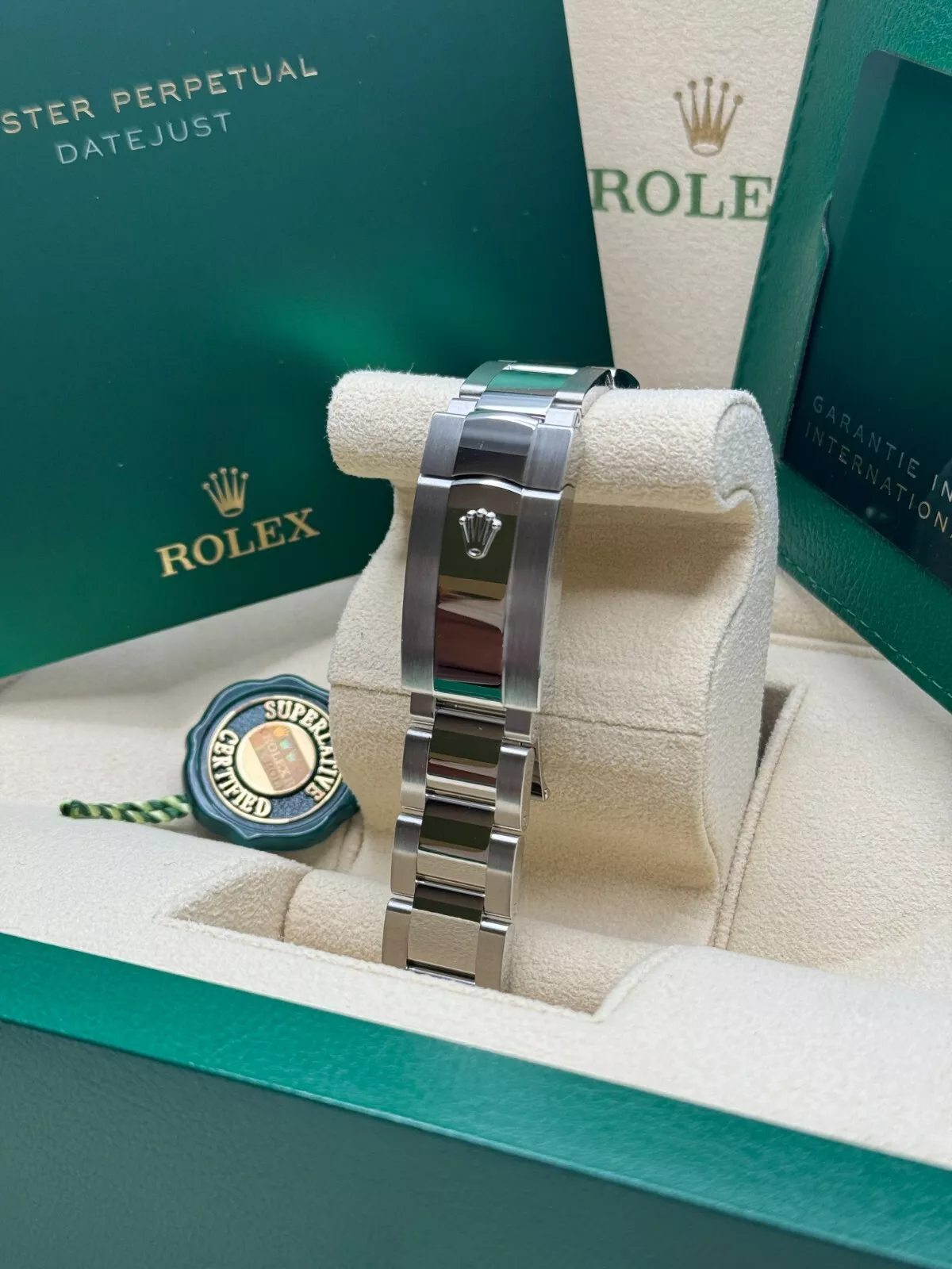 Rolex  Datejust 41mm 126334 Black Diamond Oyster Stainless Steel Mens Watch