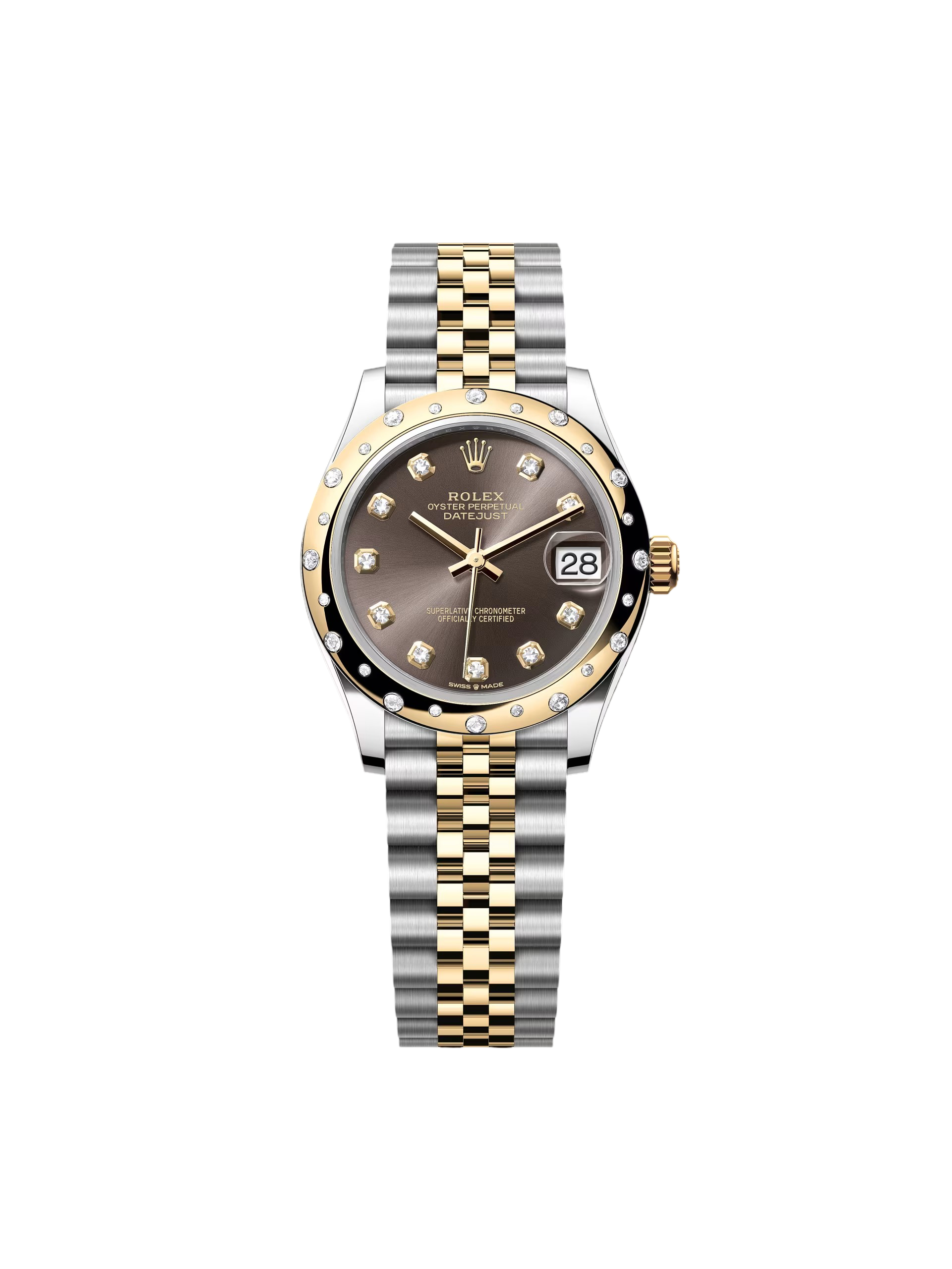 Rolex Datejust 31mm 278343RBR Dark Grey Dial Yellow Rolesor Oyster Watch