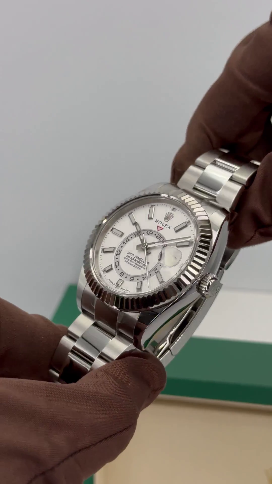 Rolex  Sky-Dweller 42mm 336934-0003 Stainless Steel White Dial Oyster