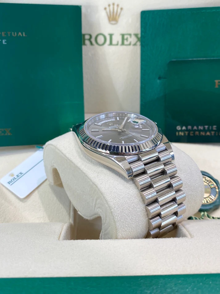 Rolex  Day-Date 40mm Slate Diamonds Dial  228236-0013
