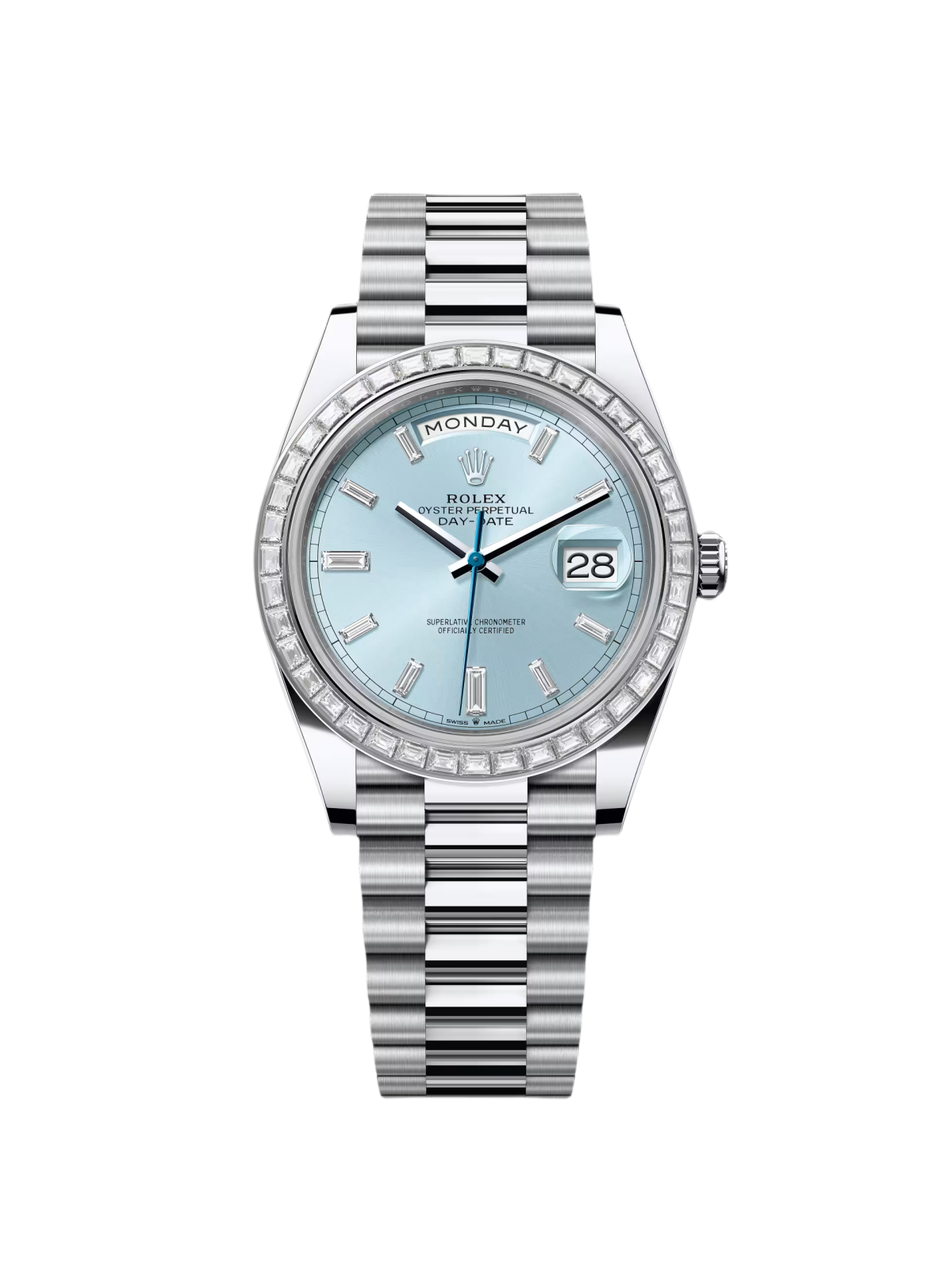 Rolex Day-Date 40mm 228396TBR-0002 Ice Blue Diamonds Dial