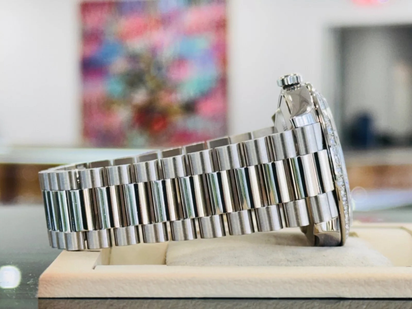 Rolex Day-Date 40mm 228349RBR-0001 Silver Dial President Bracelet