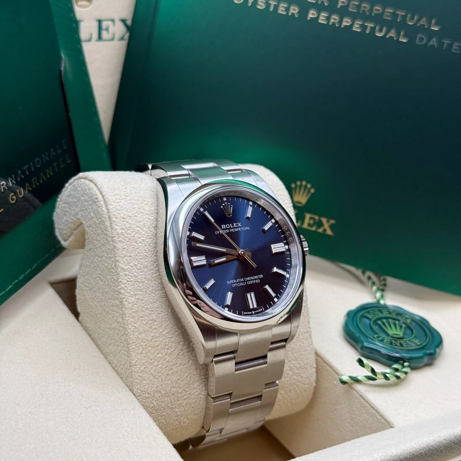 Rolex Oyster Perpetual 36mm 126000-0015 Blue Dial Stainless Steel Oyster Bracelet
