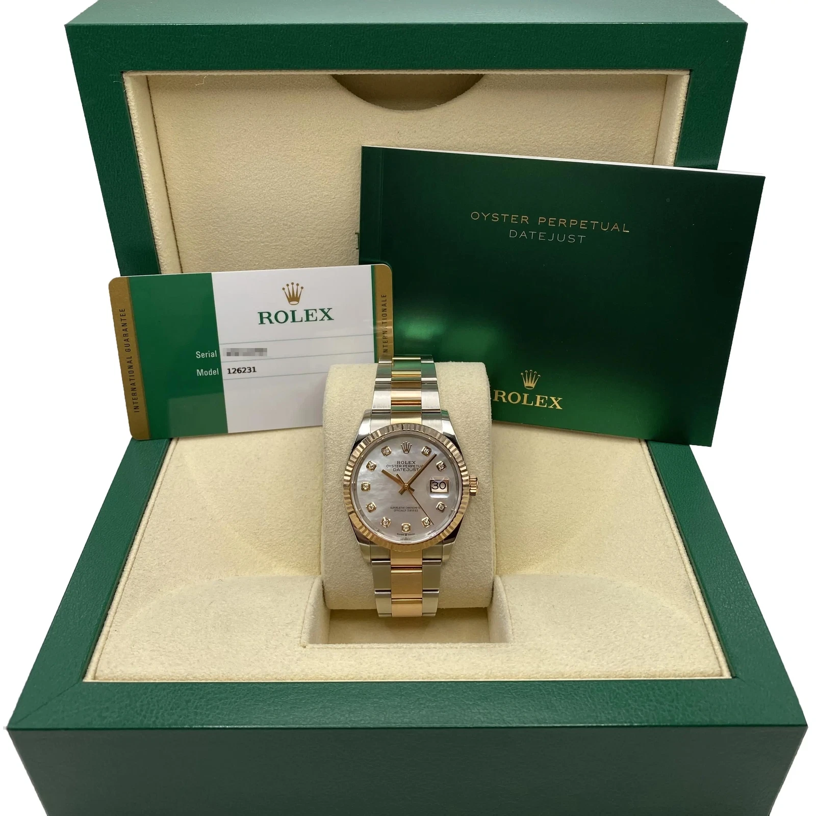 Rolex  Datejust 36mm 126231 Mother-of-Pearl Dial Jubilee Bracelet