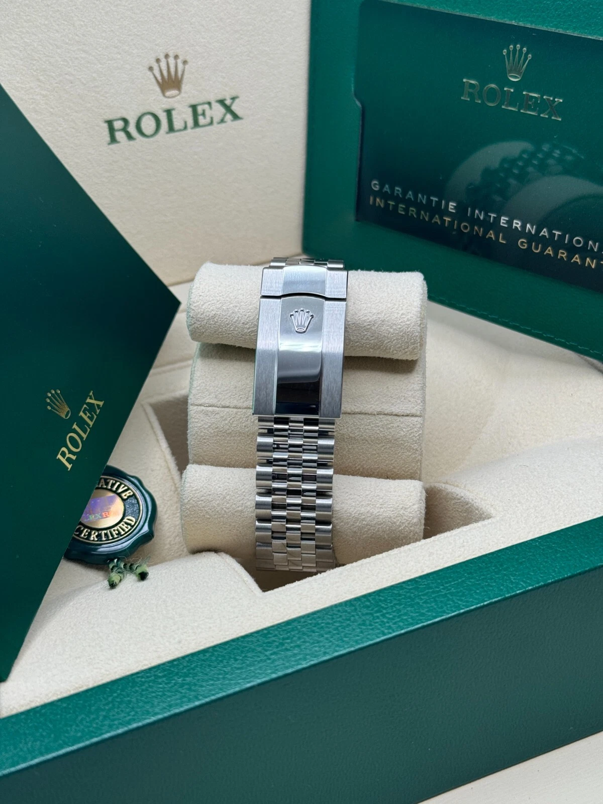 Rolex  Datejust 41mm 126334 Black Diamond Oyster Stainless Steel Mens Watch