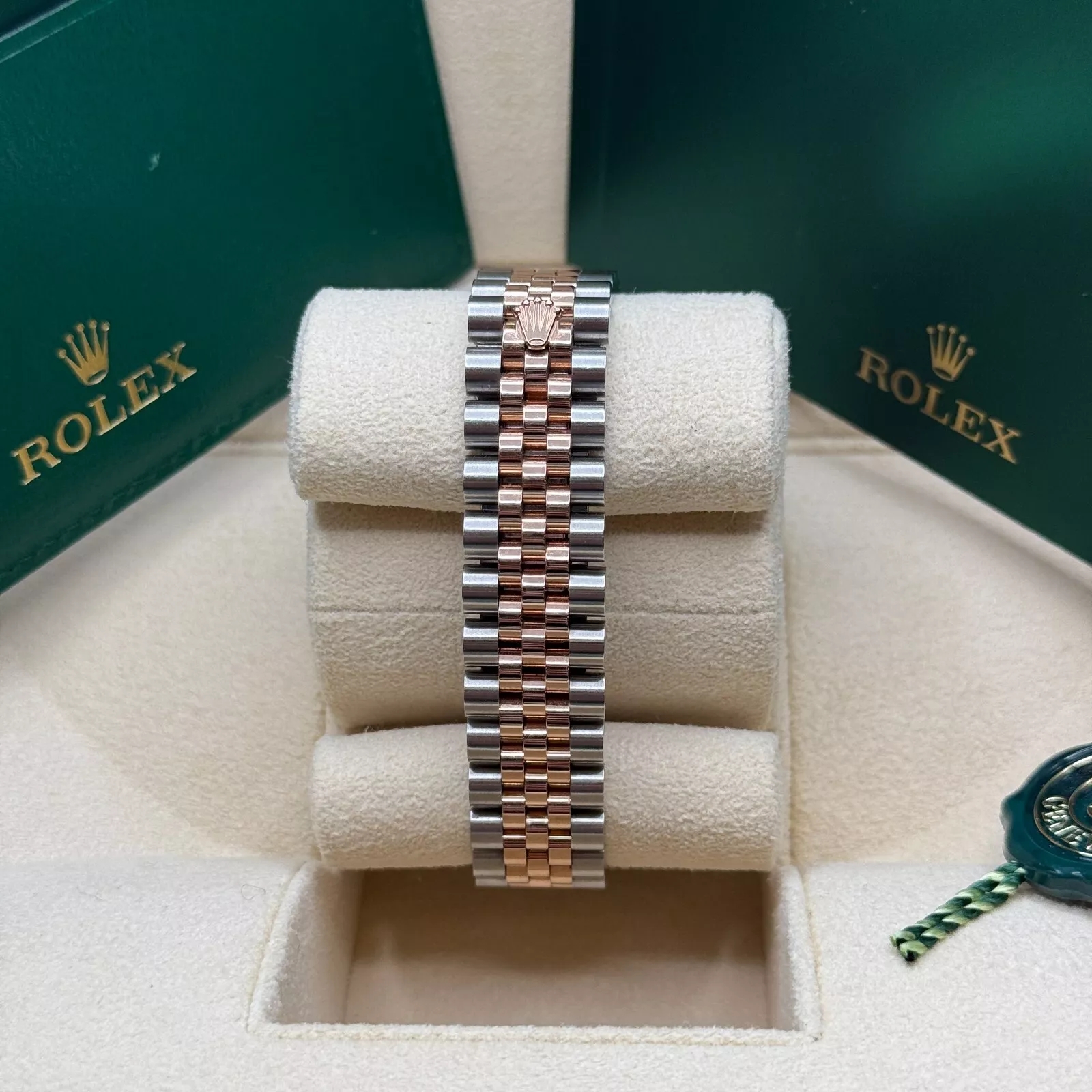 Rolex Datejust m278381-0015/0016 Silver Diamond Dial Diamond-Set Bezel 31mm