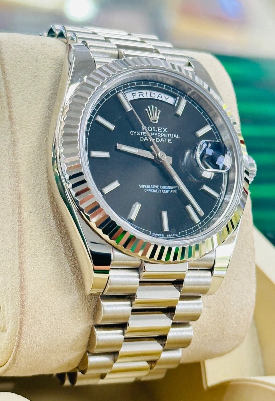 Rolex  Day-Date 40mm 228236-0003 Black Dial