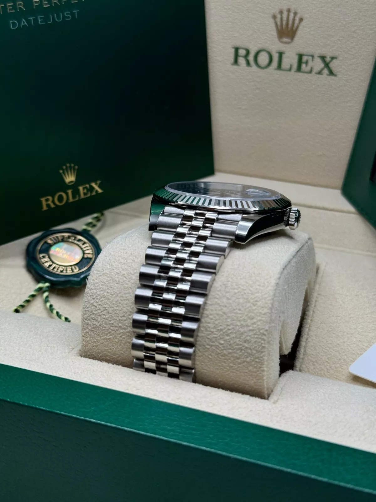 Rolex  Datejust 41mm 126334 Blue Roman Oyster Stainless Steel Men’s Watch