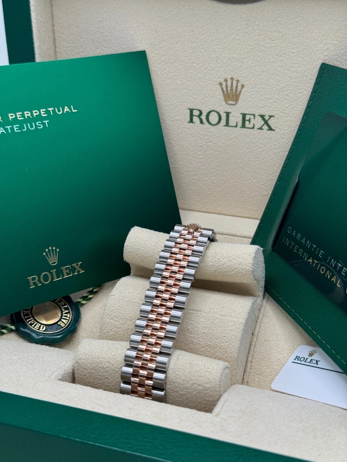 Rolex Lady-Datejust 28mm 279171 Chocolate Diamond Oyster Stainless Steel and Rose Gold