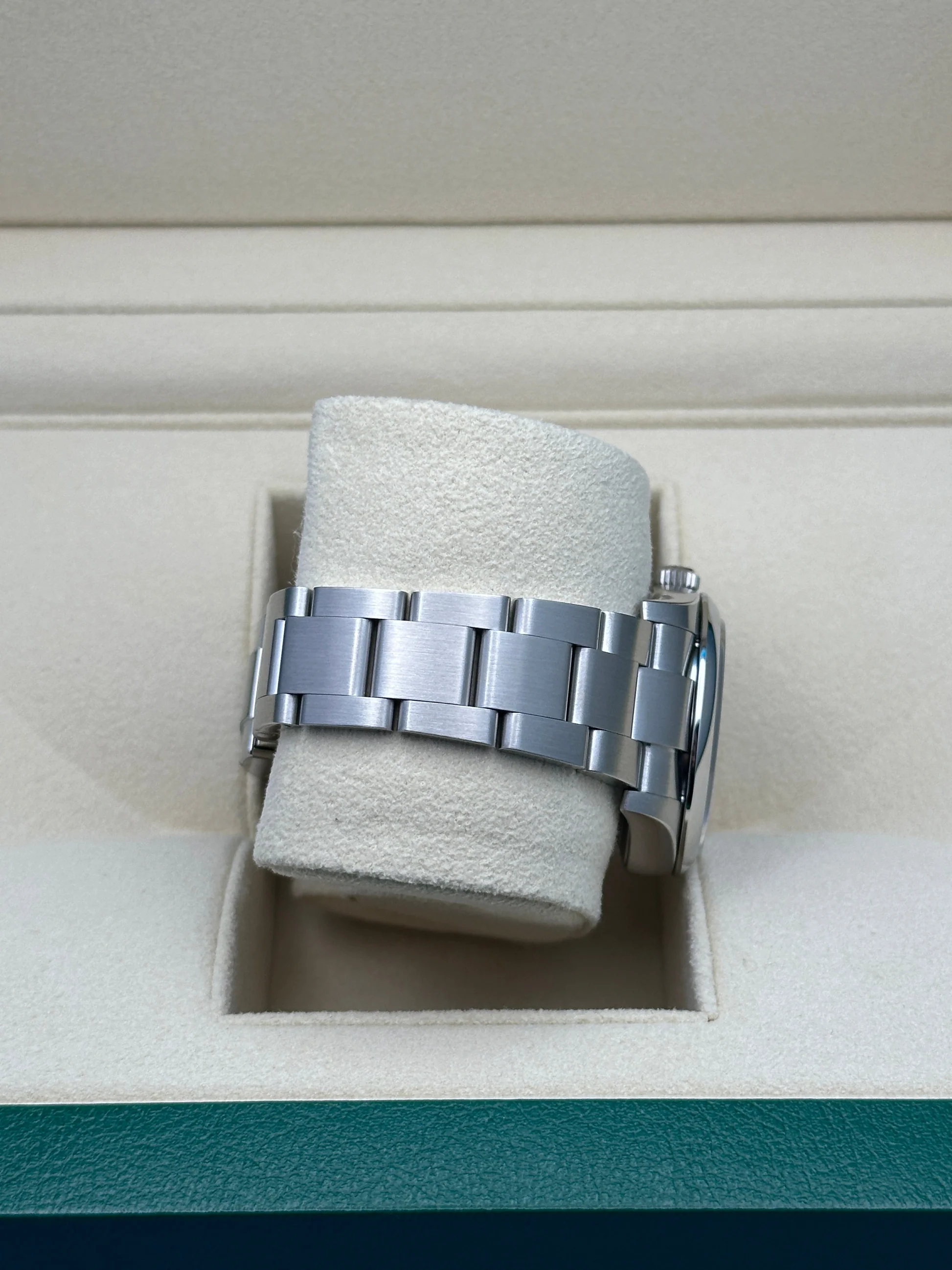 Rolex Oyster Perpetual 34mm 124200  Blue Dial Oyster Stainless Steel Bracelet