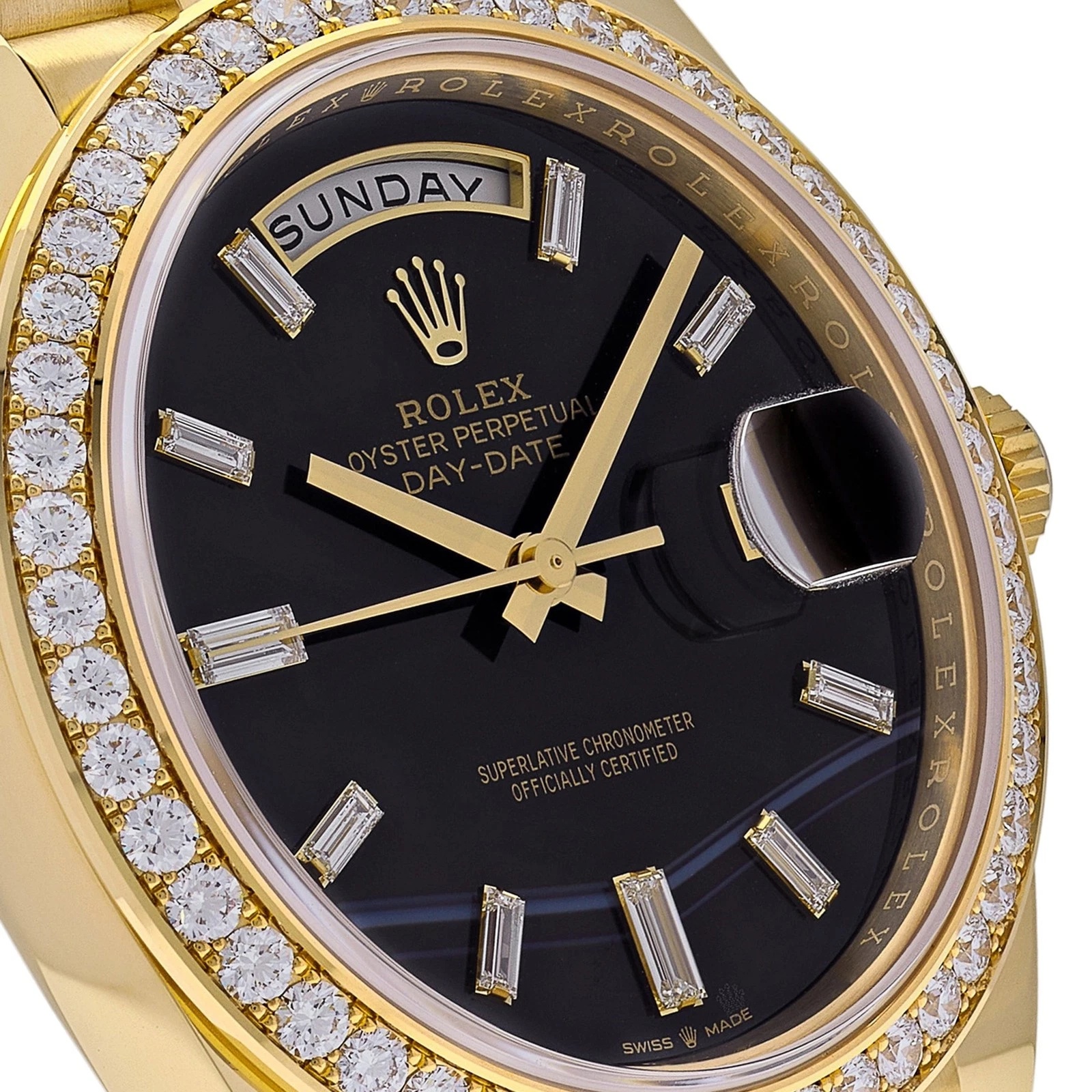 Rolex Day-Date 40mm Black Onyx Dial 228348RBR-0039