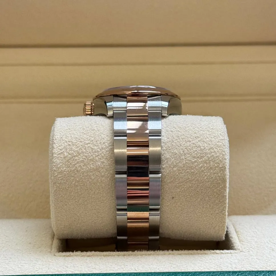 Rolex Lady-Datejust 28mm  279161 Rose Stick Dial, Two Tone Stainless Steel & 18K Rose Gold Oyster Bracelet Women's Watch