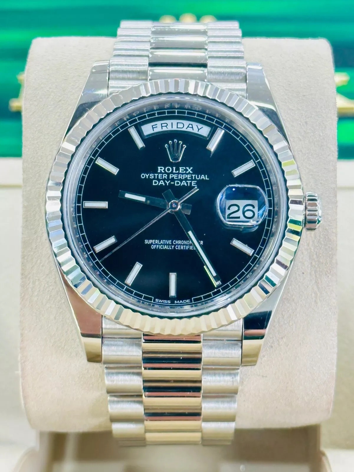 Rolex  Day-Date 40mm 228236-0003 Black Dial