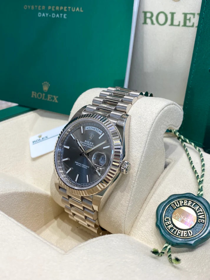 Rolex  Day-Date 40mm Slate Diamonds Dial  228236-0013